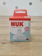 NUK Perfect Match itatócsőr tanulópohárhoz  6 hónapos kortól  Szilikon  2 db OUTLET termék