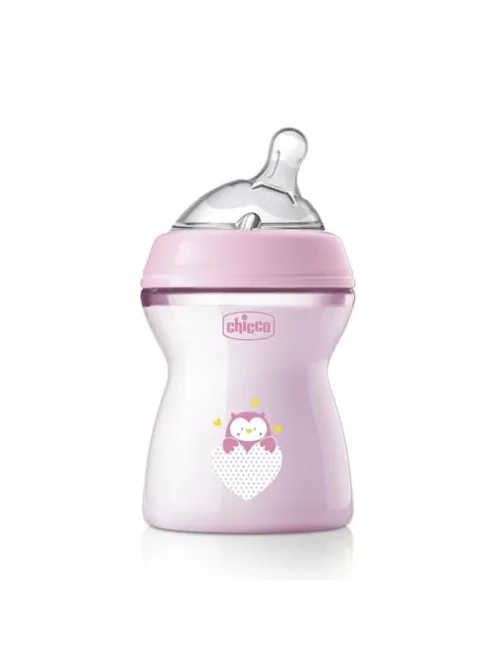 Chicco Natural Feeling anti-kólikás cumisüveg 2+ hónapos kortól, 250 ml OUTLET termék