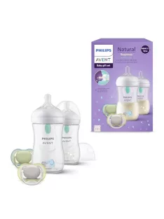   AVENT Natural Response cumisüveg ajándékszett babáknak (SCD657/12 modell) OUTLET termék