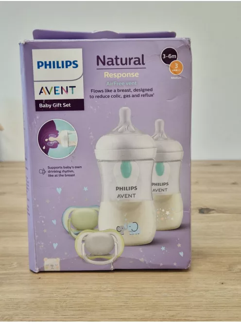 AVENT Natural Response cumisüveg ajándékszett babáknak (SCD657/12 modell) OUTLET termék