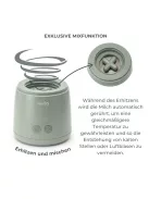 Nuvita hordozható, akkumulátoros cumisüveg-melegítő keverőfunkcióval 4 hőmérséklet-beállítás,6 adapterrel OUTLET termék