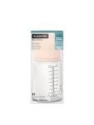 Suavinex Zero Zero anti-kolik cumisüveg, szilikon etetőcumival (M), 3 hónapos kortól, 270 ml OUTLET termék