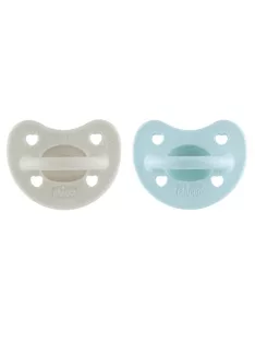   Chicco PhysioForma szilikon cumi, 6-16 hó, szürke-kék, 2 db OUTLET termék