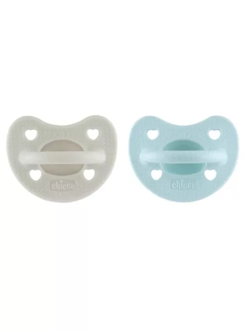 Chicco PhysioForma szilikon cumi, 6-16 hó, szürke-kék, 2 db OUTLET termék