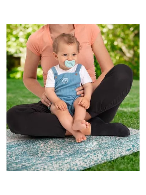 Chicco PhysioForma szilikon cumi, 6-16 hó, szürke-kék, 2 db OUTLET termék