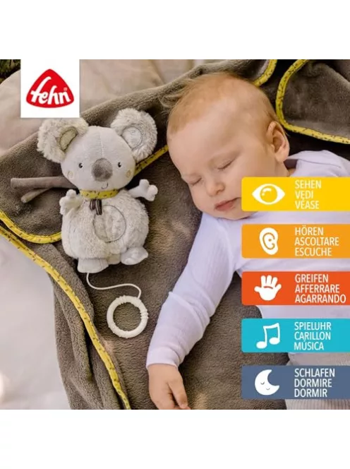 Fehn Mini zenélő koala, plüssjáték és elalvássegítő babáknak OUTLET termék