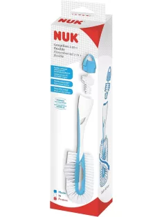 Nuk cumisüveg mosó kefe 2:1-ben. OUTLET termék