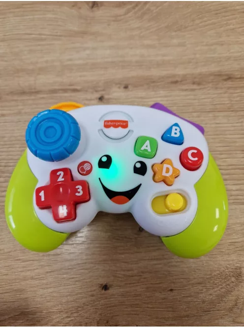 Fisher-Price Első konzol-távirányítóm zenével és fényekkel 6 hónapos kortól, többnyelvű változat: angol, olasz, portugál, spanyol OUTLET termék