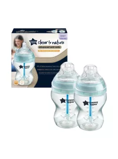   Tommee Tippee Anti-Colic cumisüveg szett 0+, 2 x 260ml OUTLET termék