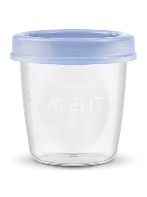 Philips AVENT anyatej-tároló , tárolópoharak fedéllel 10 db OUTLET termék