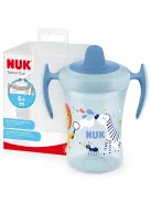 NUK Trainer Cup itatópohár  230 ml BPA-mentes kék zebra, műanyag OUTLET termék
