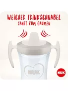 NUK Trainer Cup itatópohár  230 ml BPA-mentes kék zebra, műanyag OUTLET termék