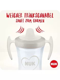   NUK Trainer Cup itatópohár  230 ml BPA-mentes kék zebra, műanyag OUTLET termék