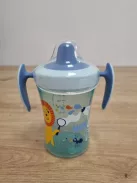 NUK Trainer Cup itatópohár  230 ml BPA-mentes kék zebra, műanyag OUTLET termék