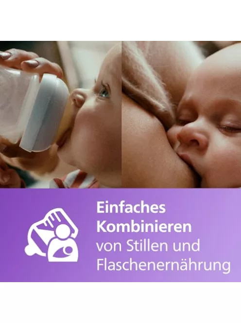 Philips AVENT  Natural Response cumisüveg 125 ml, 2-es cumival OUTLET termék