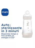 MAM Easy Start  320 ml, cumisüveg 4+ hónapos kortól, 3-as méretű itatócumival OUTLET termék