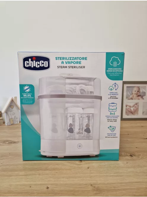 Chicco gőzsterilizáló 3 az 1-ben OUTLET termék