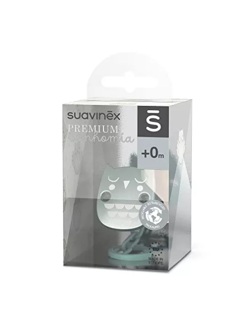 Suavinex Bonhomia cumilánc, cumitartó szalag, zöld OUTLET termék