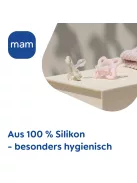 MAM Comfort cumi 0-3 hónap, 2 darabos szett, rózsaszín/vaj szinu OUTLET termék