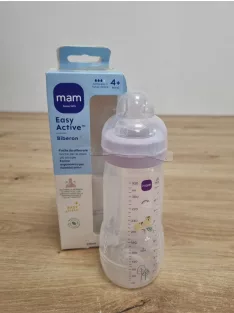   Mam Easy Active 330ml-es cumisüveg 6 hónapos kortól lila színű OUTLET termék
