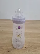 Mam Easy Active 330ml-es cumisüveg 6 hónapos kortól lila színű OUTLET termék