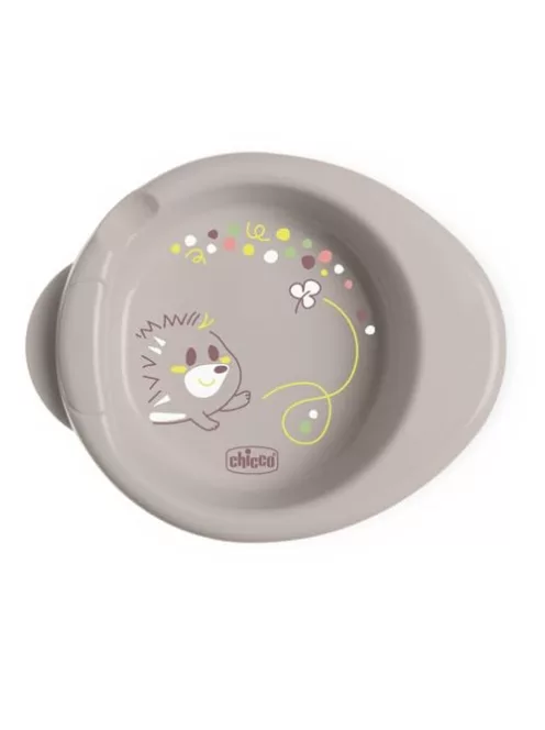 Chicco  baba- és kisgyermektányér  szürke OUTLET termék