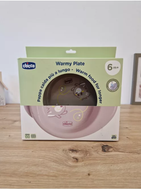 Chicco  baba- és kisgyermektányér  szürke OUTLET termék