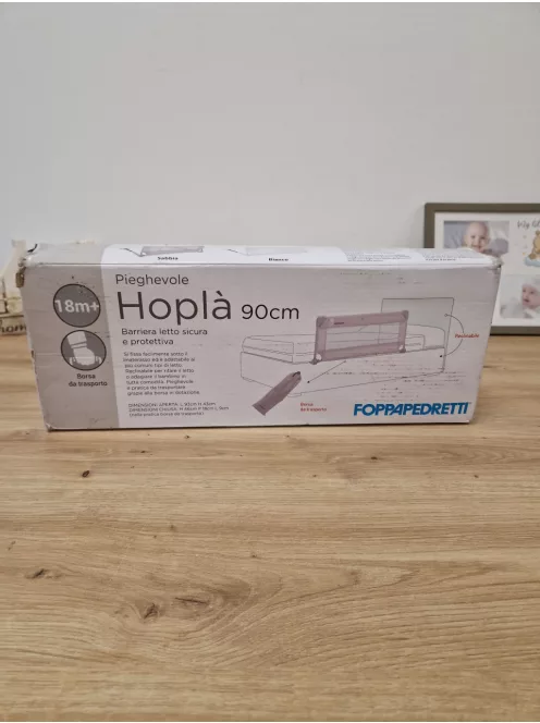 Foppapedretti Hoplà leesésgátló, fehér, 90 cm, OUTLET termék