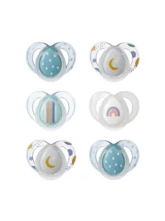   Tommee Tippee Nighttime cumi, 6-18 hónap, 6 db-os csomag OUTLET termék