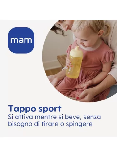 MAM Sports Cup itatópohár, 12+ hónapos kortól, 330 ml, világoskék OUTLET termék