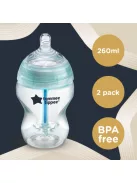 Tommee Tippee Anti-Colic cumisüveg szett 0+hó, 2x260ml OUTLET termék