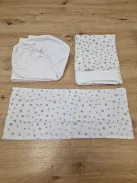 Ágyneműhuzat szett, 3 részes, paplanhuzat, párnahuzat és gumis lepedő OUTLET termék