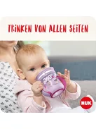NUK Mini Magic Cup Night itatópohár, 6+ hónap,160 ml Rózsaszín OUTLET termék