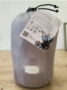   Moovo prémium bélelt bundazsak babakocsiba  0-6 hónapos korig 80 cm, kutya mintával a fejrésznél OUTLET termék