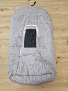 Moovo prémium bélelt bundazsak babakocsiba  0-6 hónapos korig 80 cm, kutya mintával a fejrésznél OUTLET termék