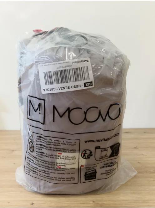 Moovo prémium bélelt bundazsak babakocsiba  0-6 hónapos korig 80 cm, kutya mintával a fejrésznél OUTLET termék