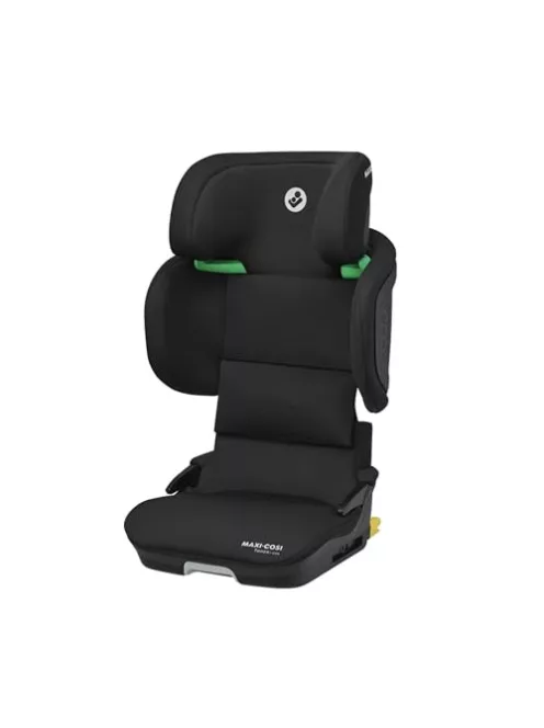 Maxi-Cosi Tanza i-Size összecsukható gyerekülés, 3,5-12 év, 100–150 cm, 10 fejtámla-pozíció, hordozható utazó gyerekülés, G-CELL oldalirányú ütközésvédelem, környezetbarát gyártás, Full Black OUTLET termék