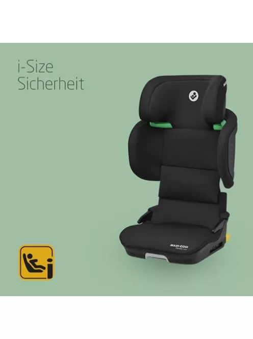 Maxi-Cosi Tanza i-Size összecsukható gyerekülés, 3,5-12 év, 100–150 cm, 10 fejtámla-pozíció, hordozható utazó gyerekülés, G-CELL oldalirányú ütközésvédelem, környezetbarát gyártás, Full Black OUTLET termék