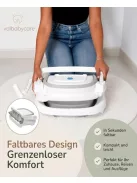 Valbabycare összecsukható babakád újszülötteknek, ergonomikus, csúszásmentes OUTLET termék