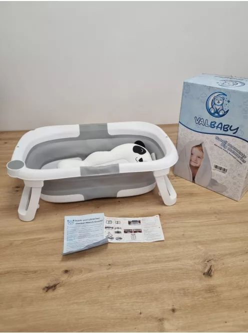 Valbabycare összecsukható babakád újszülötteknek, ergonomikus, csúszásmentes OUTLET termék