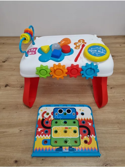 Chicco Art&Craft Desk többfunkciós tevékenységasztal, kézésgfejlesztő, elektronikus, kétnyelvű, 10-36 hónapos kortól OUTLET termék