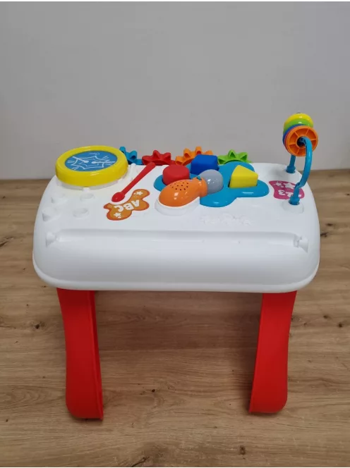 Chicco Art&Craft Desk többfunkciós tevékenységasztal, kézésgfejlesztő, elektronikus, kétnyelvű, 10-36 hónapos kortól OUTLET termék