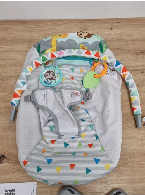 Bright Starts Safari Fun pihenőszék nyugtató vibrációval OUTLET termék