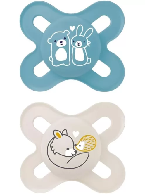 MAM Original Start Cumi 0-2 hónap (2  db-os szett ) sterilizáló cumitartóval OUTLET termék