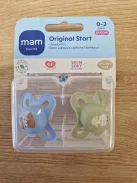 MAM Original Start Cumi 0-2 hónap (2  db-os szett ) sterilizáló cumitartóval OUTLET termék