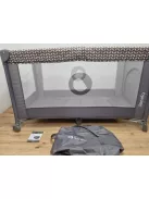LIONELO Stefi bébi utazóágy születéstől 15 kg-ig, oldalsó bejárattal OUTLET termék