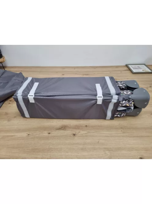 LIONELO Stefi bébi utazóágy születéstől 15 kg-ig, oldalsó bejárattal OUTLET termék