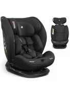 KikkaBoo autós gyerekülés 0-36 kg i-EXPLORE  i-Size, hátra- és előrenéző, fekvőfunkcióval, fekete OUTLET termék