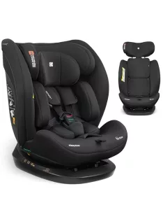   KikkaBoo autós gyerekülés 0-36 kg i-EXPLORE  i-Size, hátra- és előrenéző, fekvőfunkcióval, fekete OUTLET termék