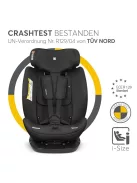 KikkaBoo autós gyerekülés 0-36 kg i-EXPLORE  i-Size, hátra- és előrenéző, fekvőfunkcióval, fekete OUTLET termék